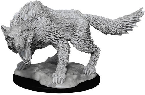 WZK90030S Dungeons And Dragons Nolzur's Marvelous Unpainted Minis: Winter Wolf published by WizKids Games