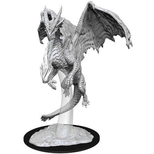 WZK90035 Dungeons And Dragons Nolzur's Marvelous Unpainted Minis: Young Red Dragon published by WizKids Games