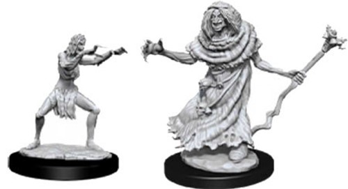 WZK90072S Dungeons And Dragons Nolzur's Marvelous Unpainted Minis: Sea Hag And Bheur Hag published by WizKids Games