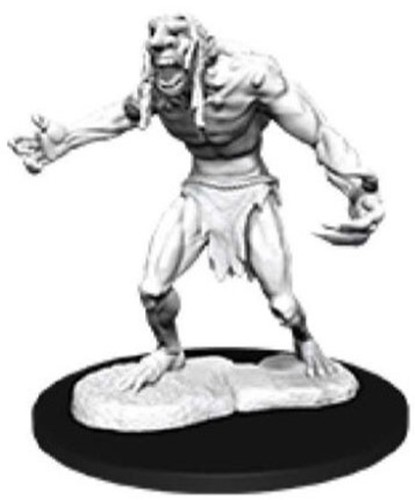 WZK90081S Dungeons And Dragons Nolzur's Marvelous Unpainted Minis: Raging Troll published by WizKids Games
