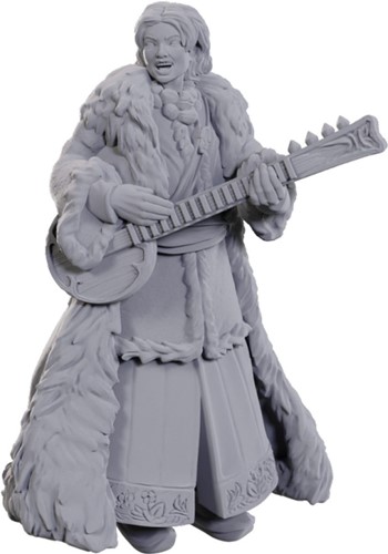 WZK90108 Dungeons And Dragons Nolzur's Marvelous Unpainted Minis: Ansalon Human Bard published by WizKids Games