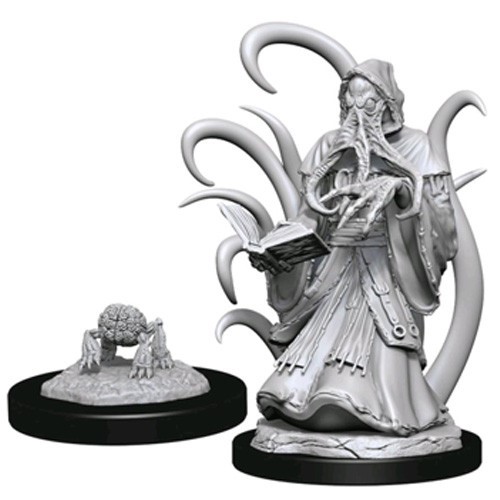 WZK90158S Dungeons And Dragons Nolzur's Marvelous Unpainted Minis: Alhoon And Intellect Devourers published by WizKids Games