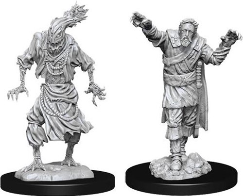 WZK90241S Dungeons And Dragons Nolzur's Marvelous Unpainted Minis: Scarecrow And Stone Cursed published by WizKids Games