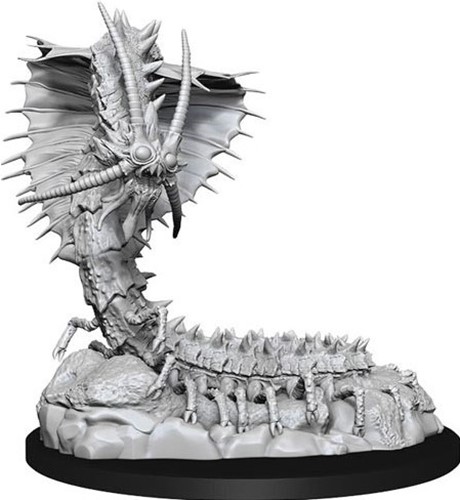 WZK90253S Dungeons And Dragons Nolzur's Marvelous Unpainted Minis: Young Remorhaz published by WizKids Games