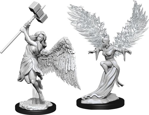 WZK90330S Pathfinder Deep Cuts Unpainted Miniatures: Balisse And Astral Deva published by WizKids Games