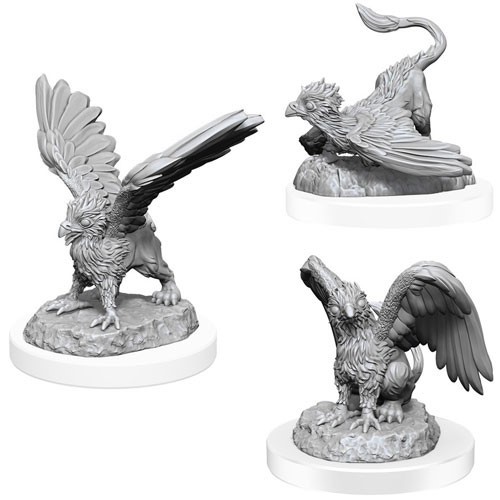 WZK90494S Dungeons And Dragons Nolzur's Marvelous Unpainted Minis: Griffon Hatchlings published by WizKids Games