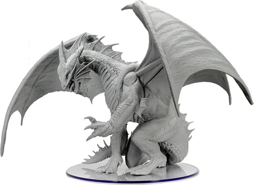 WZK90606 Dungeons And Dragons Nolzur's Marvelous Unpainted Minis: Gargantuan Bahamut published by WizKids Games