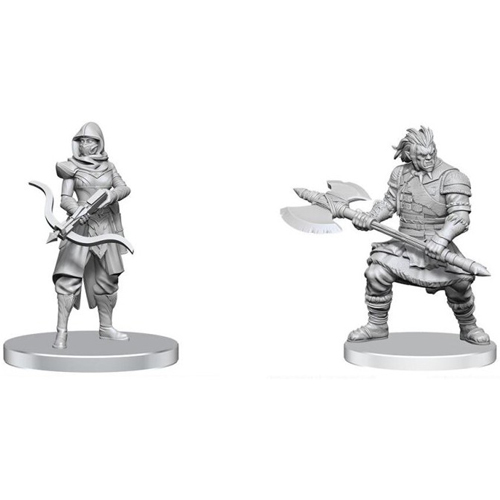 WZK90809 Dungeons And Dragons Nolzur's Marvelous Unpainted Minis: Assassin And Berserker published by WizKids Games