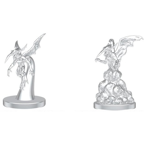 WZK90810 Dungeons And Dragons Nolzur's Marvelous Unpainted Minis: Ice Mephit And Dust Mephit published by WizKids Games