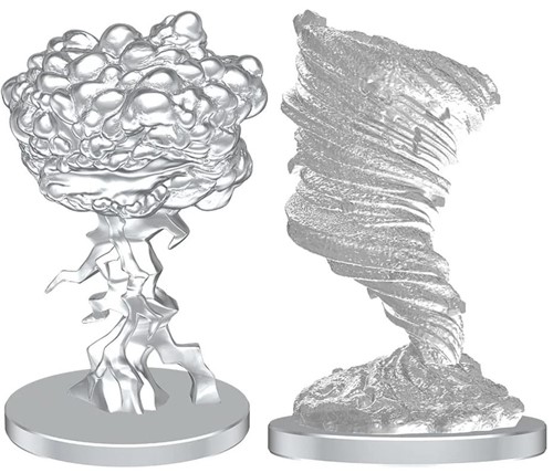 WZK90834 Pathfinder Deep Cuts Unpainted Miniatures: Living Thunderclap And Living Whirlwind published by WizKids Games