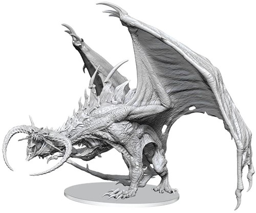 WZK90847 Pathfinder Deep Cuts Unpainted Miniatures: Diabolic Dragon published by WizKids Games