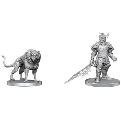 WZK90857 Dungeons And Dragons Nolzur's Marvelous Unpainted Minis: Hell Hound And Narzugon published by WizKids Games