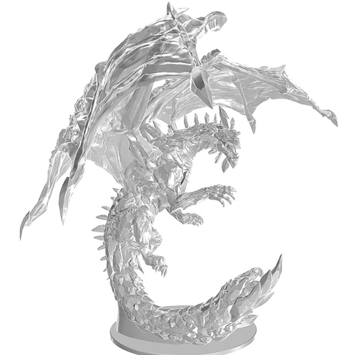 WZK90864 Dungeons And Dragons Nolzur's Marvelous Unpainted Minis: Adult Amethyst Dragon published by WizKids Games