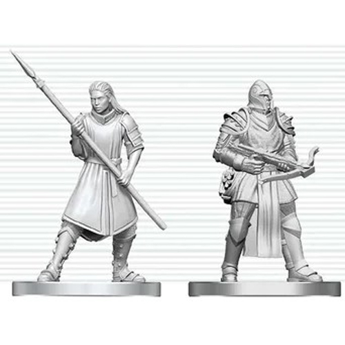 WZK90894 Dungeons And Dragons Nolzur's Marvelous Unpainted Minis: Town Guards published by WizKids Games