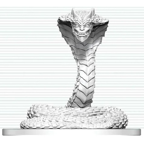WZK90897 Dungeons And Dragons Nolzur's Marvelous Unpainted Minis: Guardian Naga published by WizKids Games