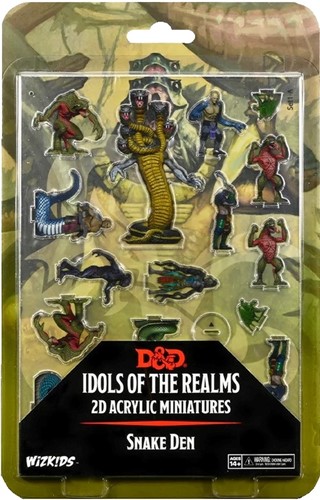 WZK94522 Dungeons And Dragons: Essentials 2D Miniatures: Snake Den - Scales And Tails published by WizKids Games