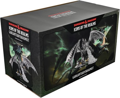 2!WZK96305 Dungeons And Dragons: Gargantuan Bahamut Miniature published by WizKids Games