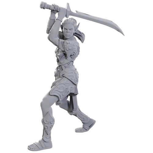 3!WZK96365 Dungeons And Dragons Nolzur's Marvelous Unpainted Minis: Lae'zel And Shadowhear published by WizKids Games