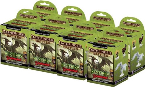 WZK97519 Pathfinder Battles: Bestiary Unleashed Booster Brick published by WizKids Games