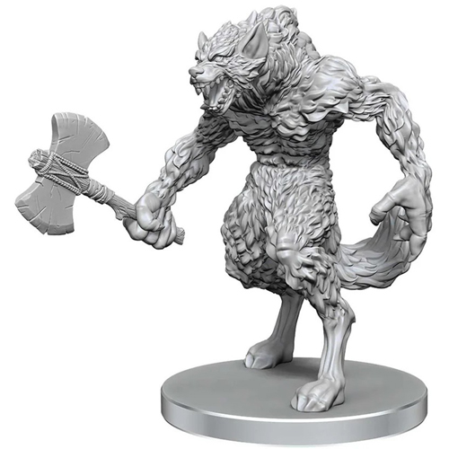 WZK97583 Pathfinder Deep Cuts Unpainted Miniatures: Werewolf And Wereboar published by WizKids Games