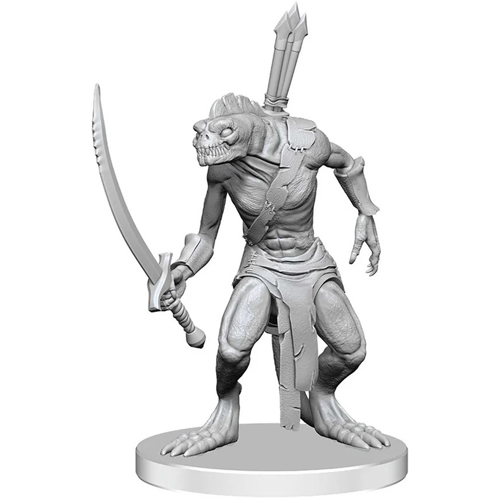 WZK97584 Pathfinder Deep Cuts Unpainted Miniatures: Xulgath Skirmisher And Stoneliege published by WizKids Games