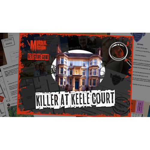 1!XCAPKEEL Killer At Keele Court Board Game published by Xcapism Learning Ltd