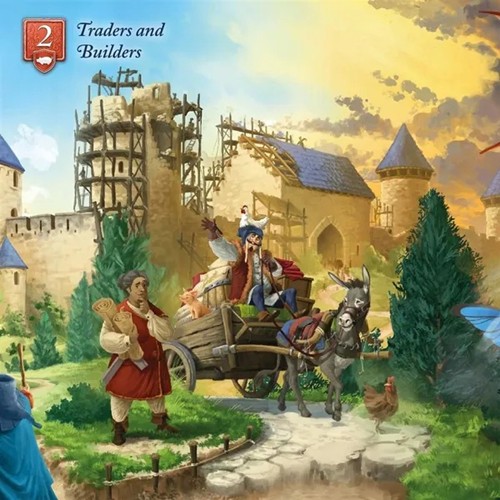 ZMGCARCAEXP2502 Carcassonne Board Game Expansion: Traders And Builders (2025 Refresh) published by Z-Man Games