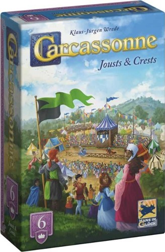 3!ZMGCARCAEXP2506 Carcassonne Board Game Expansion: Jousts And Crests (2025 Refresh) published by Z-Man Games